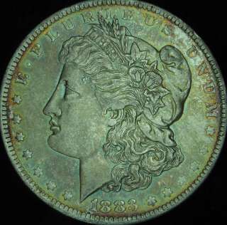 1883 O AU++ Morgan Dollar in Eagle Coin Holder     
