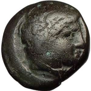   II 359BC Ancient OLYMPIC Greek Coin APOLLO HORSE 