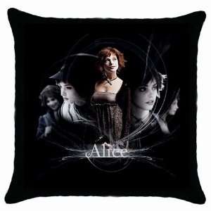   Black Throw Pillow Case Home Decoration Twilight Alice Cullen New Moon