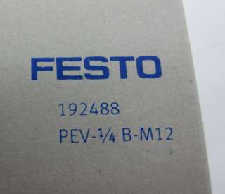 FESTO PRESSURE SWITCH PEV 1/4 B M12  