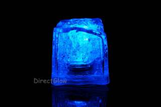 Set of 6 Litecubes BLUE Light up LED Ice Cubes 722301710227  