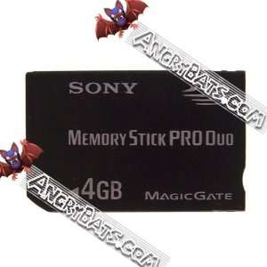  Sony 4GB Memory Stick PRO Duo Card Electronics