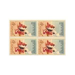  The Smoke Signal Set of 4 X 4 Cent Us Postage Stamps 