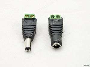 5mm/ 2.1mm DC Female & Male Power Connectors Plugs  