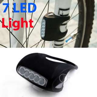   LED Bike Bicycle Silicone Frog Head Front Lamp Warning Rear Light