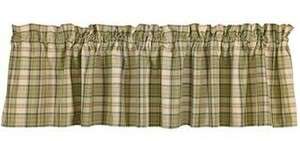 Park Designs Valance Meadow Pattern 72 x 14 In Plaid  