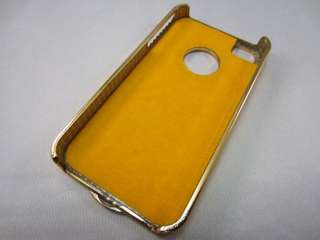 White Gold Luxury Rhinestone Diamond Bling Back Case Cover for iPhone 