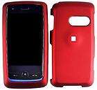 LG MN510 BANTER TOUCH SOLID RED SNAP ON COVER CASE. FACEPLATES. FREE 