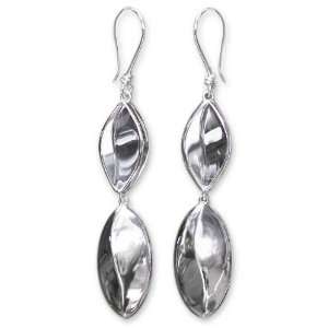  Sterling silver drop earrings, Dewdrop Jewelry
