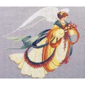  ANGEL OF AUTUMN COUNTED CROSS STITCH CHART Arts, Crafts 