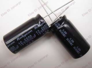 Rubycon capacitors 16mm*31.5mm 16V 6800uF 6800 105℃ 1 PCS  