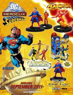 Superman C2U1 Set + Brick Figure Heroclix x1  