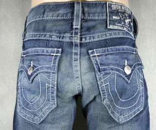 True Religion Jeans Mens BILLY Big T DK BRAVO Authentic bootcut 