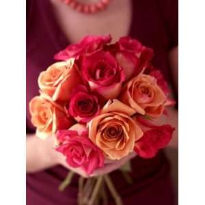 Two Dozen Assorted Roses  Grocery & Gourmet Food