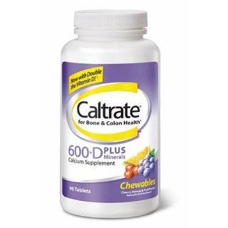  600 Plus D Calcium Supplement Chewable Tablets with Vitamin