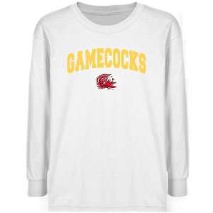  NCAA Jacksonville State Gamecocks Youth White Logo Arch T 