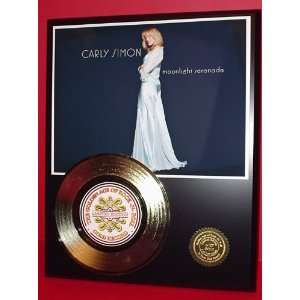  CARLY SIMON GOLD RECORD LIMITED EDITION DISPLAY 