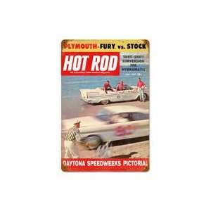 Hot Rod Daytona May 1957 Metal Sign