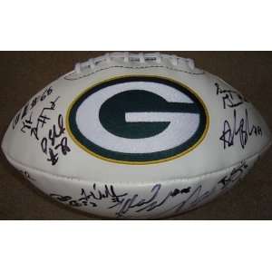  GREEN BAY PACKERS 2011 TEAM SIGNED AUTOGRAPHED FOOTBALL 