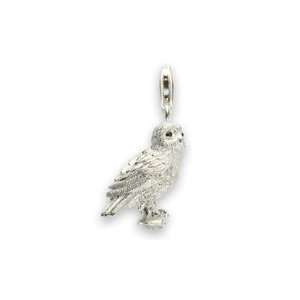   My Lucky Charms   Owl Hedwig Solid 3D Sterling Silver Charms Jewelry