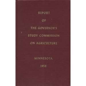   Commission on Agriculture Minnesota 1958 Willard W. Cochrane Books