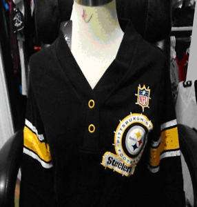 STEELERS Womens V Tunic Top Shirt (size small) sweater  
