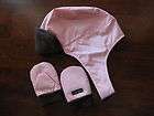 Columbia Baby Girls Infant One Size Hat & Mitten Set in