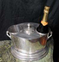 Silver Plate Wine Champagne Cooler Bucket  