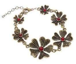   Simple Design Vintage Four Leaf Clover valentines Bracelet br201