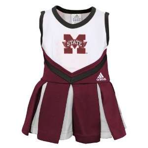  Adidas Mississippi State Bulldogs Maroon 2 Piece Youth Cheerleader 