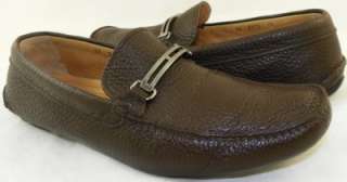 Prada Loafer Slip On Driver Moccasins Leather Mens shoes Size EU 9.5 