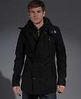 superdry jacket mens (premier pea trench coat)  