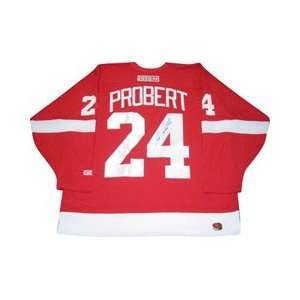    Bob Probert Autographed Jersey   Pro Red Wings 