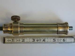 Vintage Brass and Bronze Telescoping Lamp Stem Part  