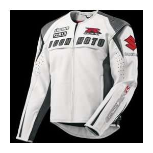   GSXR Leather Jacket , Gender Mens, Size XL, Color White XF2810 1499