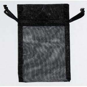  Small Black Organza Pouch Arts, Crafts & Sewing