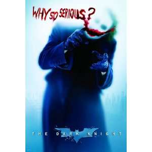   Ledger) Why So Serious? Peel & Stick Movie Poster Toys & Games