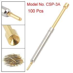  CSP 3A 2mm Dia Concave Tip Spring Testing Probes 100pcs 