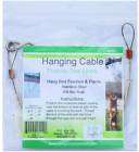 NEW 12 COATED CABLE TO HANG BIRD FEEDERS, PLANTS