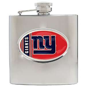  New York Giants Hip Flask with Oval Emblem Sports 