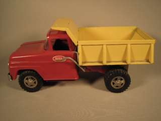   1960s Red and Yellow Dump Truck Super Nice  9.0  