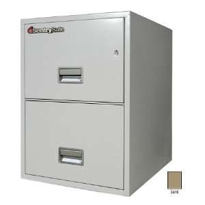   31 in. 2 Drawer Insulated Vertical File   Sand