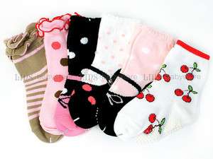 pr new toddler baby girl mary jane socks 12M 24M S58  