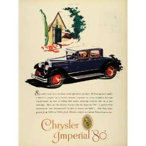 1927 Ad Chrysler Imperial 80 Vehicle Automobile Detroit Michigan Car 