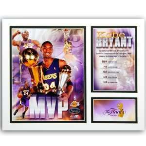  Los Angeles Lakers 2009 NBA Champions 7 x 9 MVP Kobe Bryant 