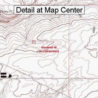   Map   Stanfield SE, Oregon (Folded/Waterproof)