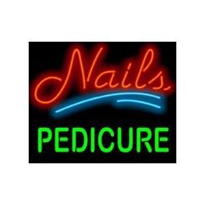  Nails with Pedicure Neon Sign Beauty