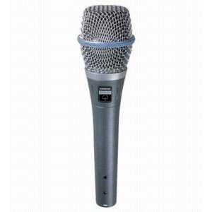   Supercardioid Hand Held Electret Condenser Vocal Microphone Musical