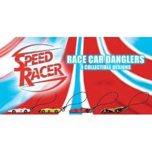  Speed Racer Charms Vending Capsule Toys Set of 4 Toys 