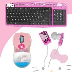   81409 + Hello Kitty In Ear Buds (Pink/White) #11409 HK DavisMAX Bundle